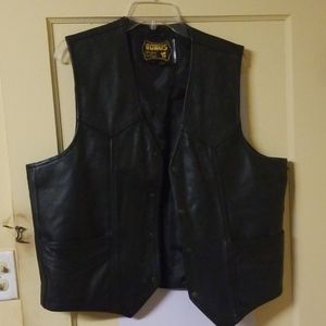 Leather vest